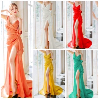 ĐẦM DẠ HỘI HOA EO FULL SIZE S/M/L/XL
