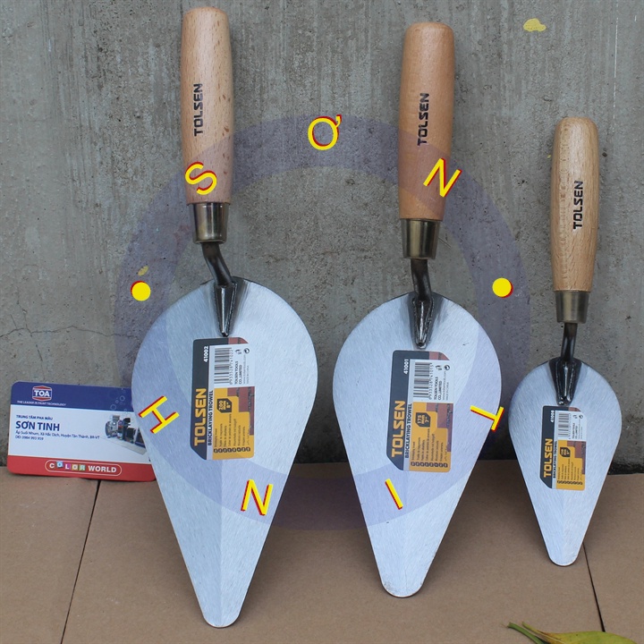 Bay Hồ Bầu Cán Gỗ - bay xây dựng làm hồ Tolsen 41008 125mm, 41000 160mm, 41001 180mm, 41002 200mm