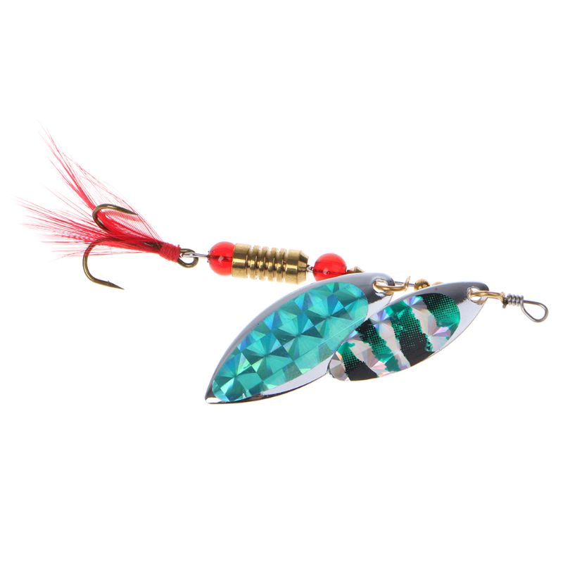 1 Mồi Câu Cá Nhân Tạo Có Móc Câu Tiện Dụng Spinner