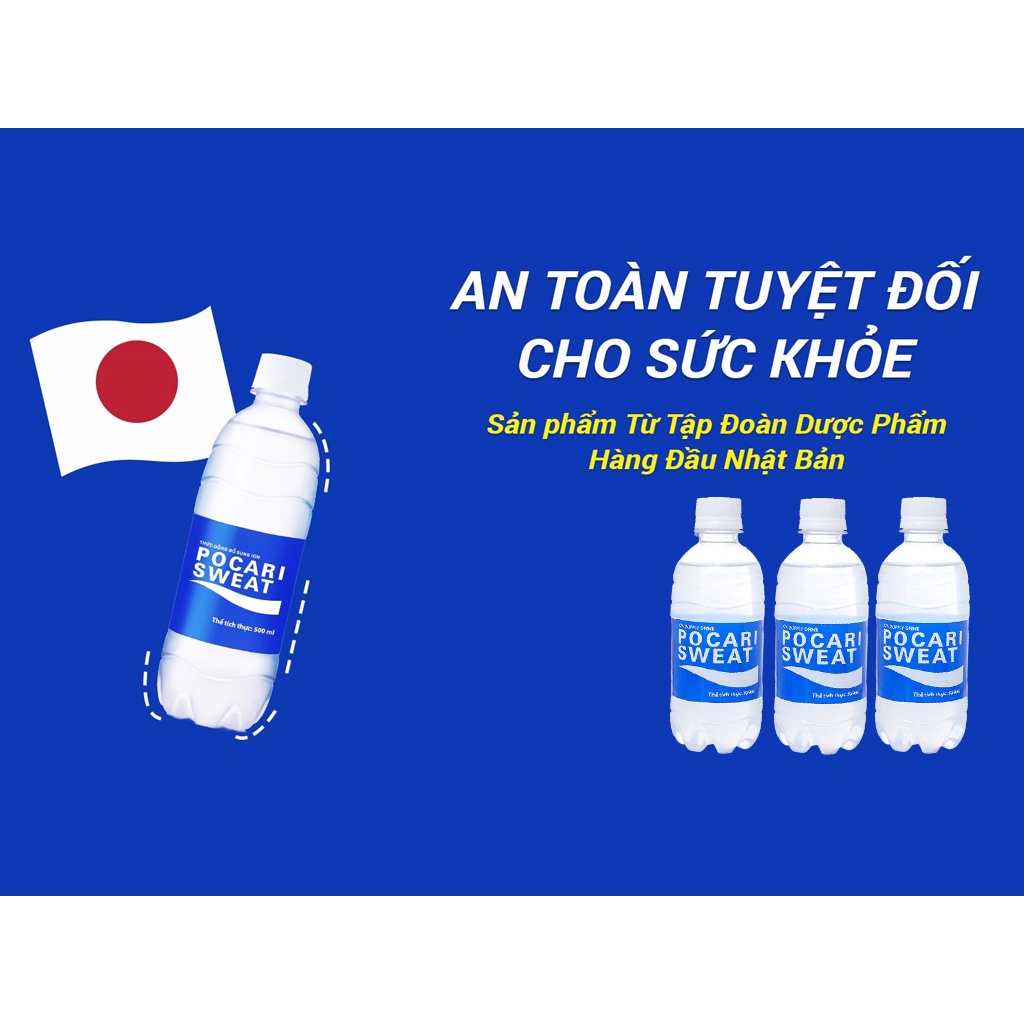 Lốc 6 Chai Nước Khoáng i-on Pocari Sweat 350ml