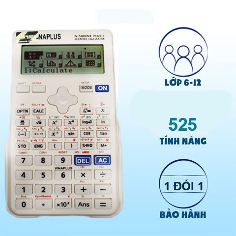 Máy tính fx-580VNX PLUS II Xanh