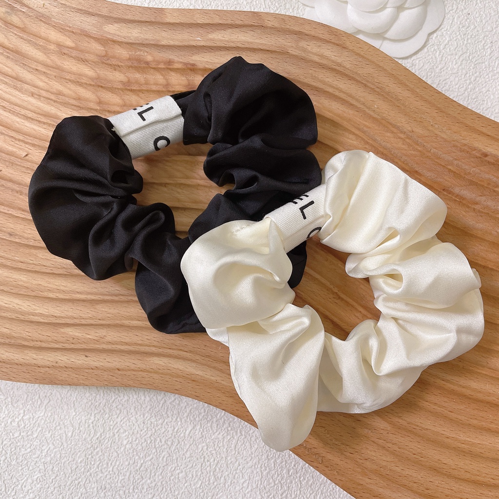 Dây buộc tóc in chữ phong cách Nhật Bản và Hàn Quốc thời trang dành cho nữ