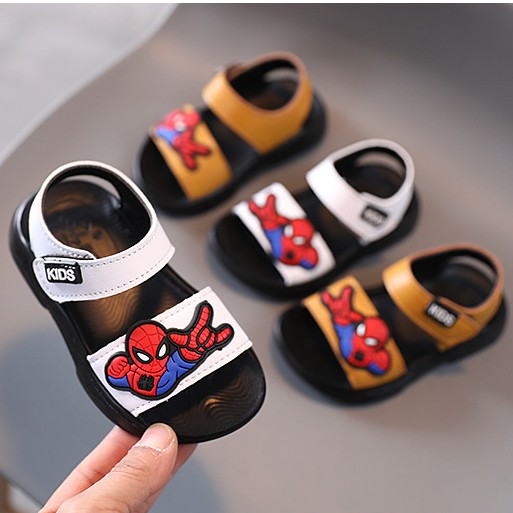 sandal bé trai size 22-26 siêu nhân mềm nhẹ êm chân