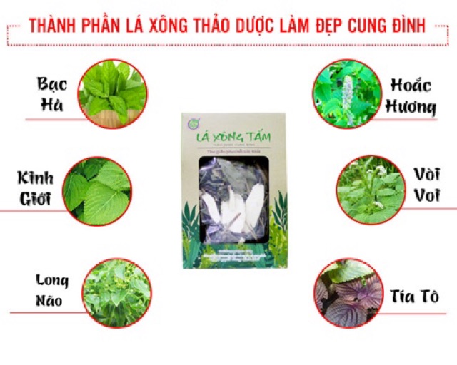 LÁ XÔNG SẢN PHỤ THẢO DƯỢC CUNG ĐÌNH