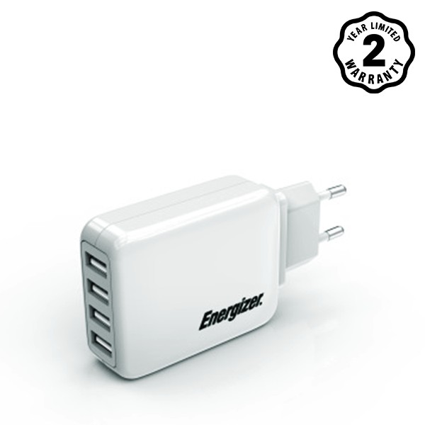 Sạc 4.2A 21W Energizer CL 4USB - USA4BEUCWH5