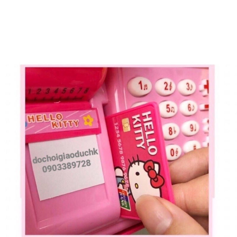 Máy tính tiền siêu thị hello kitty & máy tính tiền elsa anna