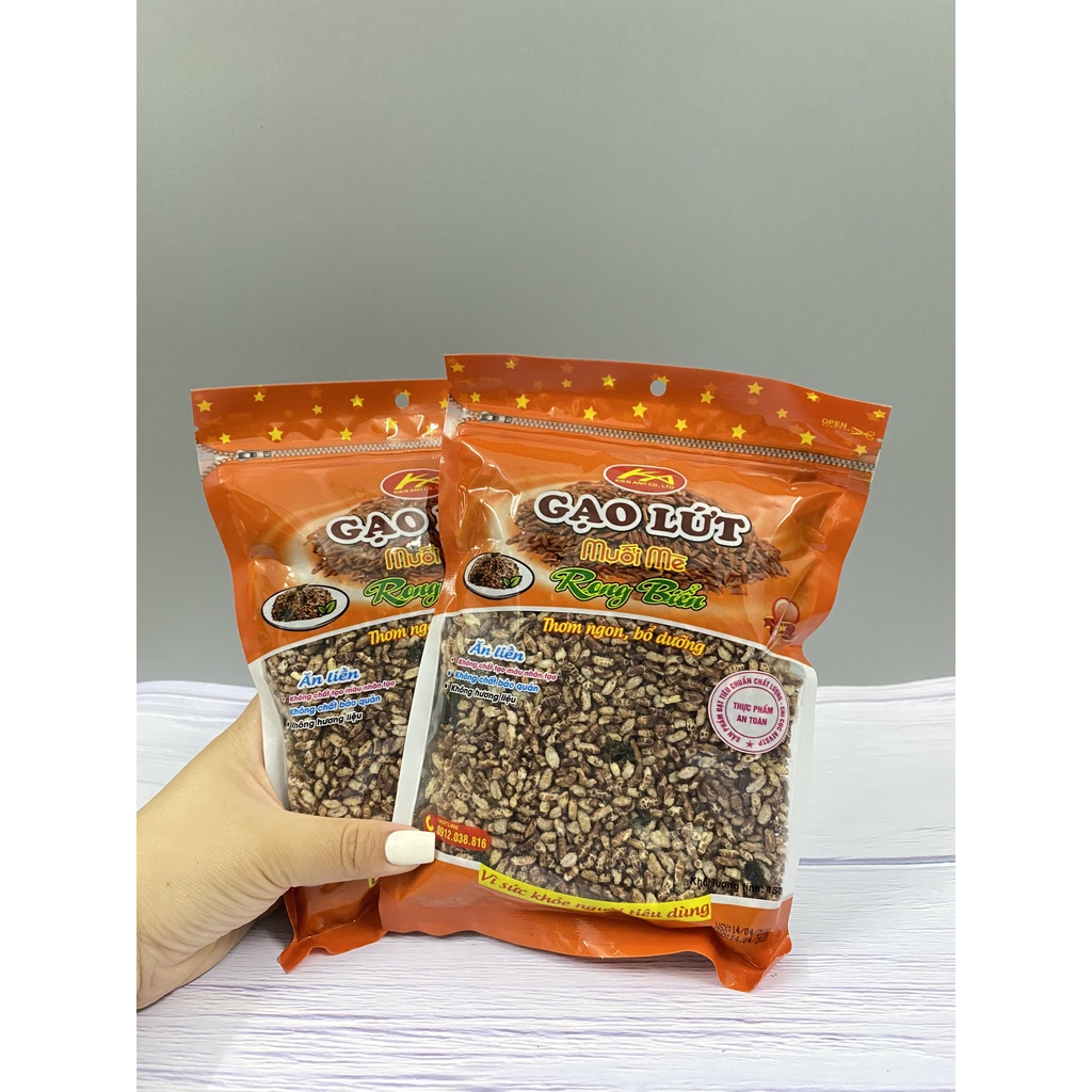 Gạo Lứt Muối Mè Rong Biển Kiên Anh, Gạo Lứt Muối Mè Giòn Tan Loại Đặc Biệt Hỗ Trợ Giảm Cân, Keto, Eat Clean Lành Mạnh