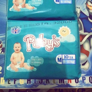 Combo 100 miếng tã dán pabys size M+KM