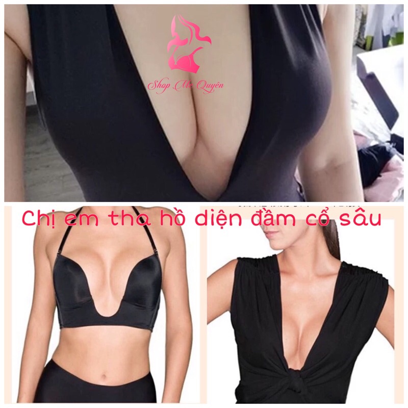 Áo lót nữ thiết kế chữ U sexy cho phái đẹp, mút 1.5cm không gọng nâng đỡ vòng 1 siêu đỉnh