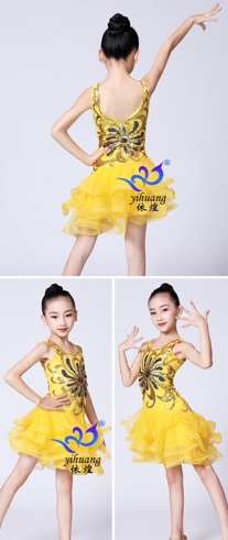 Đầm khiêu vũ dance bé gái