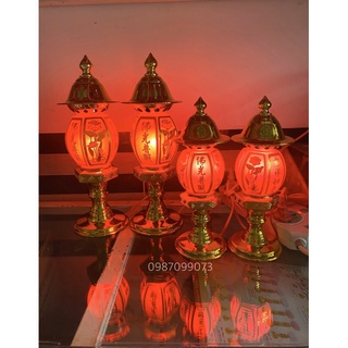 Đèn thờ lục giác tròn