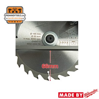 MÁY CƯA ĐĨA MILWAUKEE M18 CCS66-0