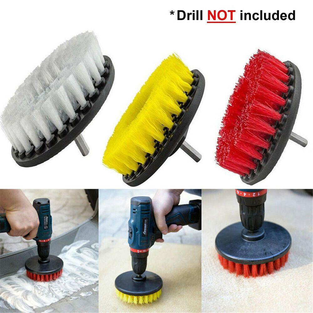 Set 3 Bàn Chải Làm Sạch Thảm Da 5 Inch Tiện Dụng