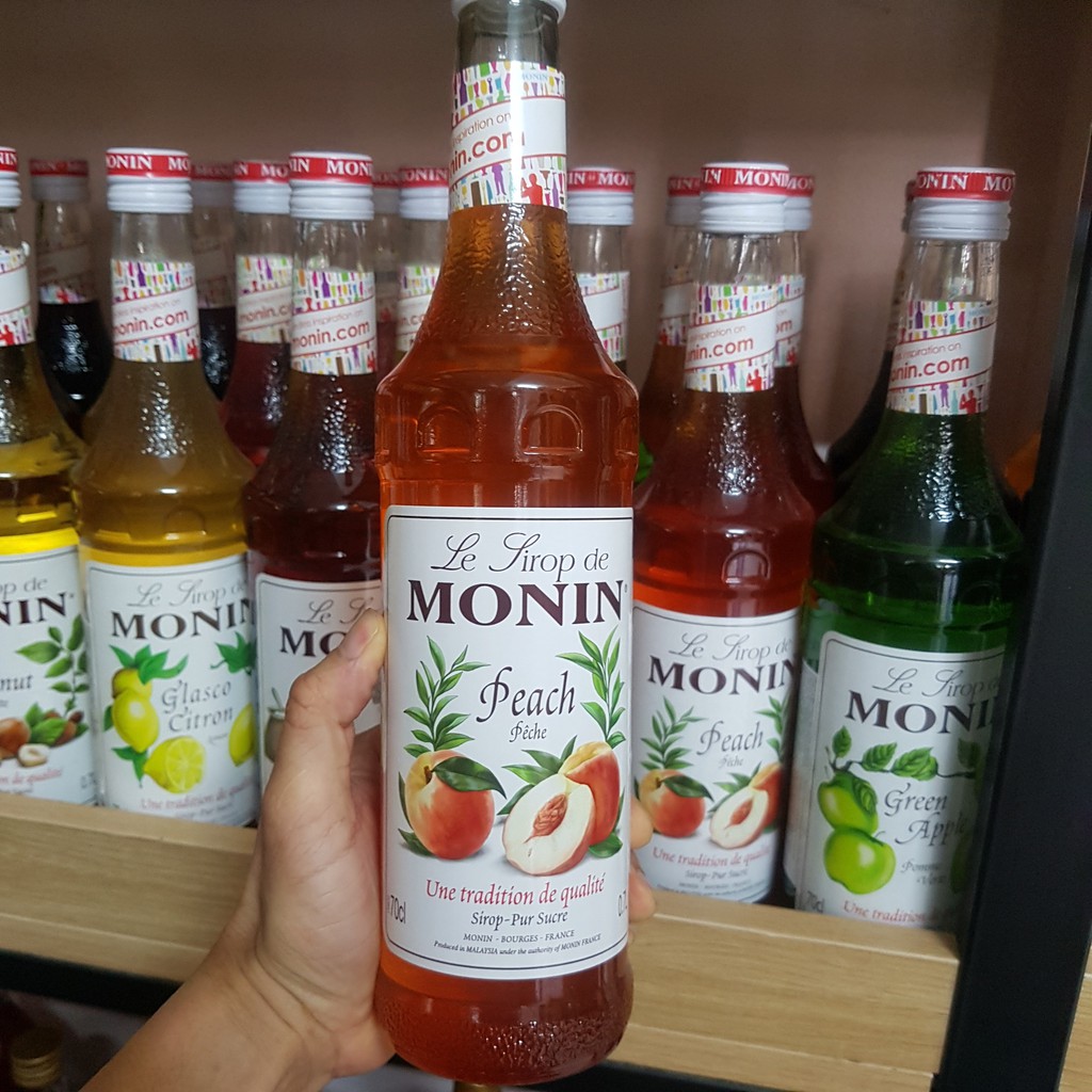 Siro MONIN hương Đào chai 700ml