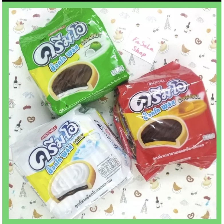 HCM Bịch 24 Gói. Bánh Quy Cream-O Thái Lan 432g.