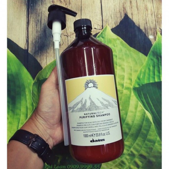 Dầu gội cho da đầu bị gàu DAVINES PURIFYING SHAMPOO 1000ML