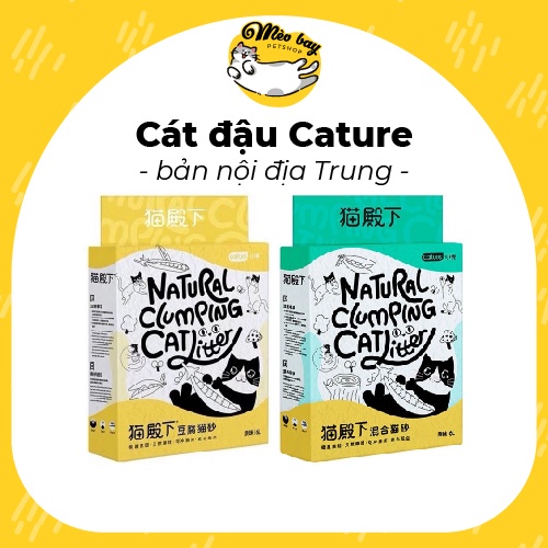 Cát đậu nành cho mèo Cature Tofu