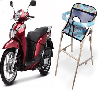 Ghế ngồi xe máy có vòng xếp gọn xe sh cao, sh 150i