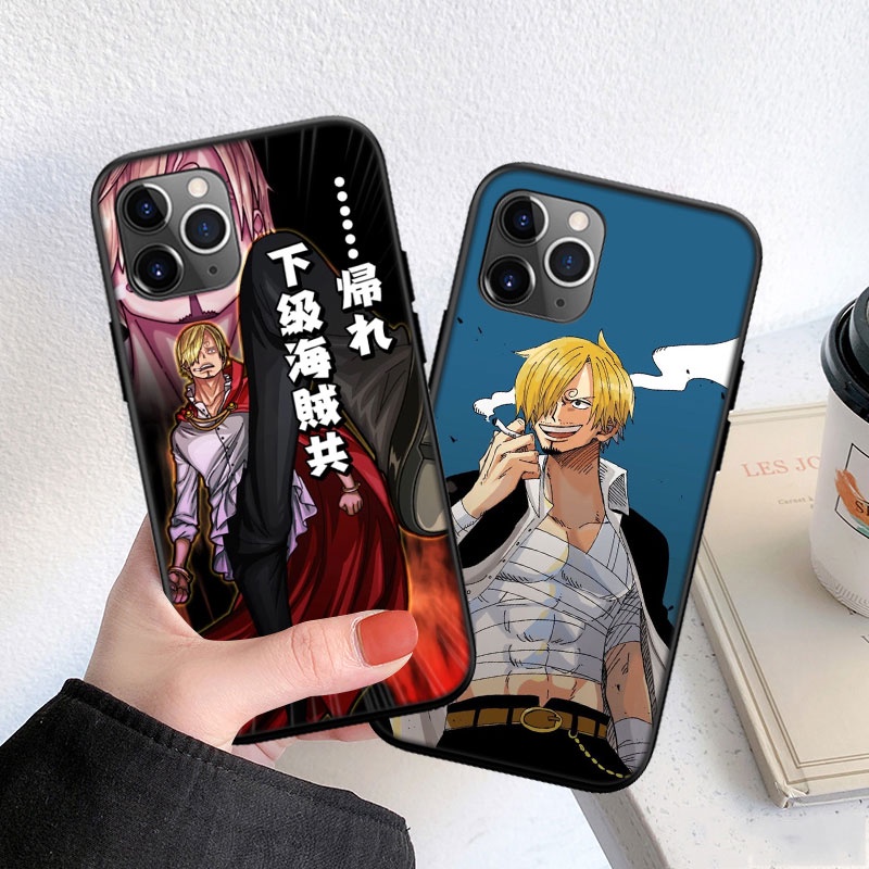 Ốp Điện Thoại Họa Tiết Hoạt Hình One piece Sanji Cho Iphone 5 5S 6 6S 7 8 11 Pro Max Plus SE XR IX13