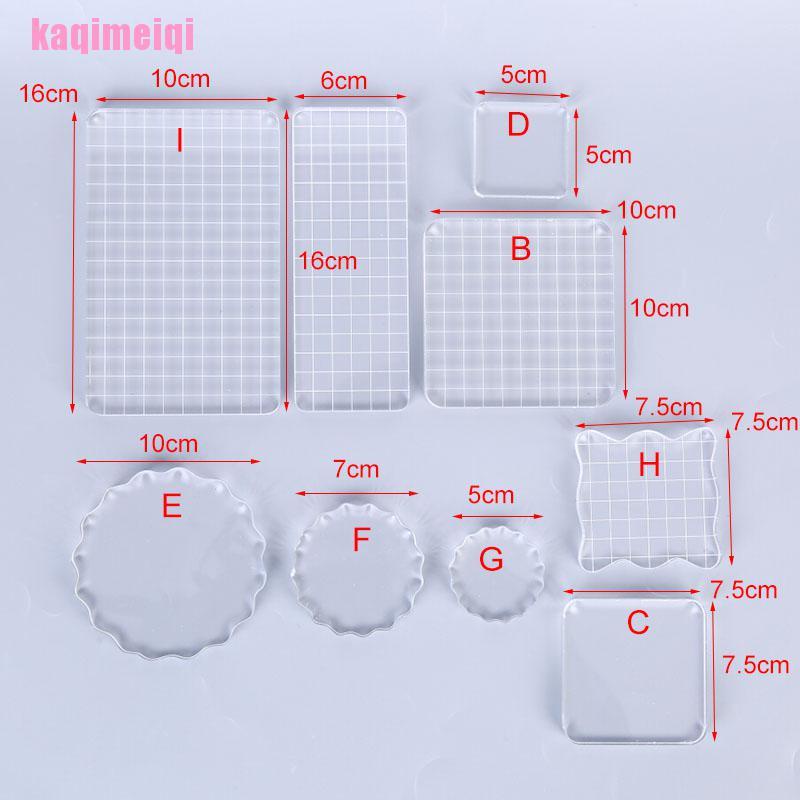 Con Dấu Trong Suốt Bằng Acrylic Dùng Để Trang Trí Album Thủ Công Diy