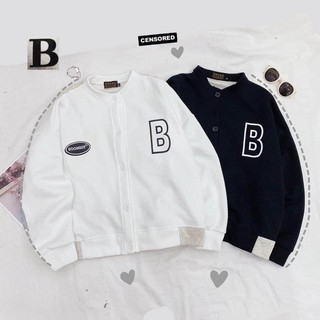 Áo khoác bomber nam nữ chất nỉ - Áo khoác phản quang BOMBER B