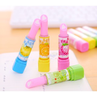 combo 5 Tẩy bút chì hình son môi nhiều màu cho bé