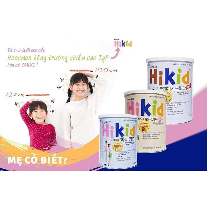 Sữa Hikid Premium 600g - [Tem Nhập khẩu Phương Linh]