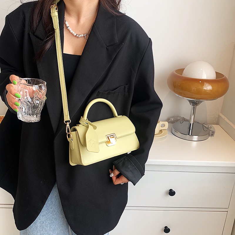 Túi đeo vai IELGY màu trơn phong cách cổ điển thời trang cho nữ