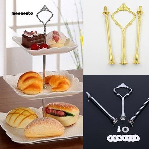 Giá đỡ trưng bày bánh kẹo ba tầng tiện dụng