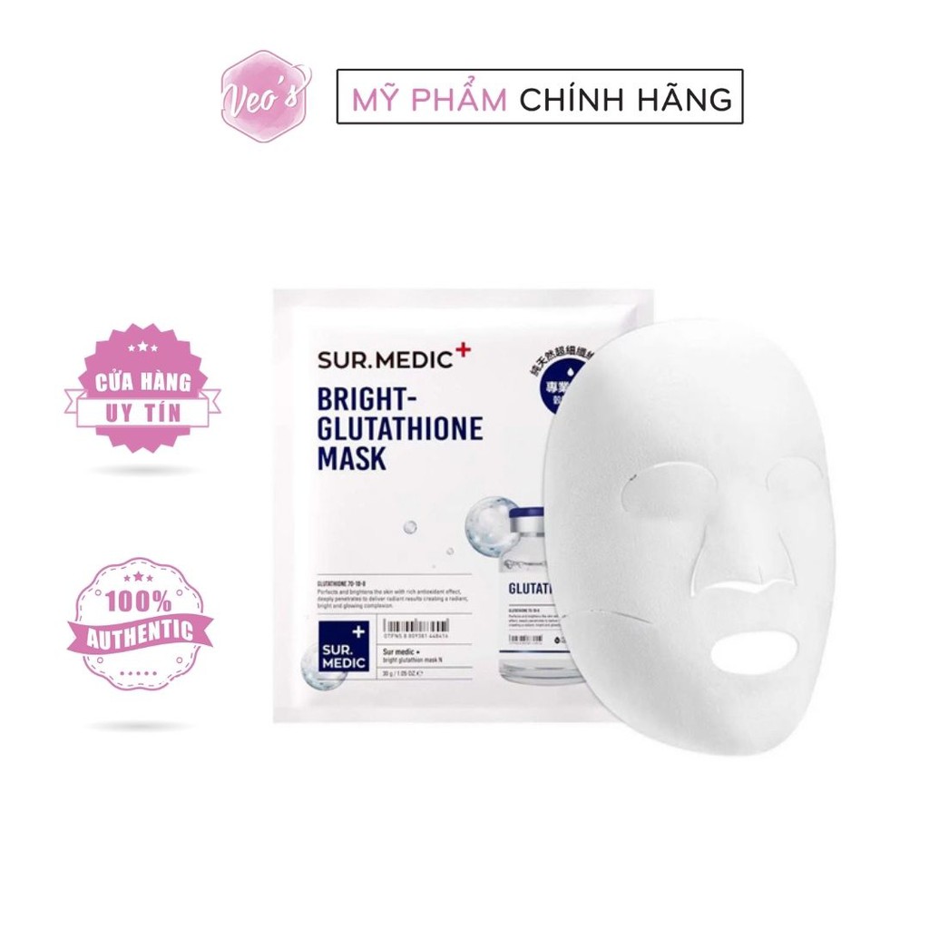 Mặt nạ giấy Sur.Medic Bright-Glutathione Mask