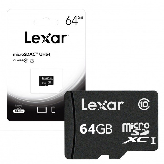 Thẻ nhớ MicroSD 64GB Lexar -HÀNG CHÍNH HÃNG