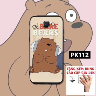 (Ốp giía rẻ) [Freeship từ 50k] ỐP LƯNG SAMSUNG J5 PRIME IN HÌNH GẤU WE BARE BEARS
