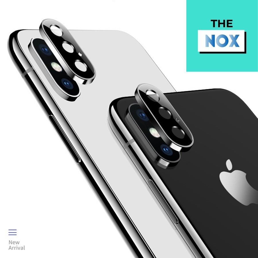 Chụp Bảo Vệ Camera IPhone Kính Đen Nguyên Khối Các Dòng X/XS/XsMax [The Nox]