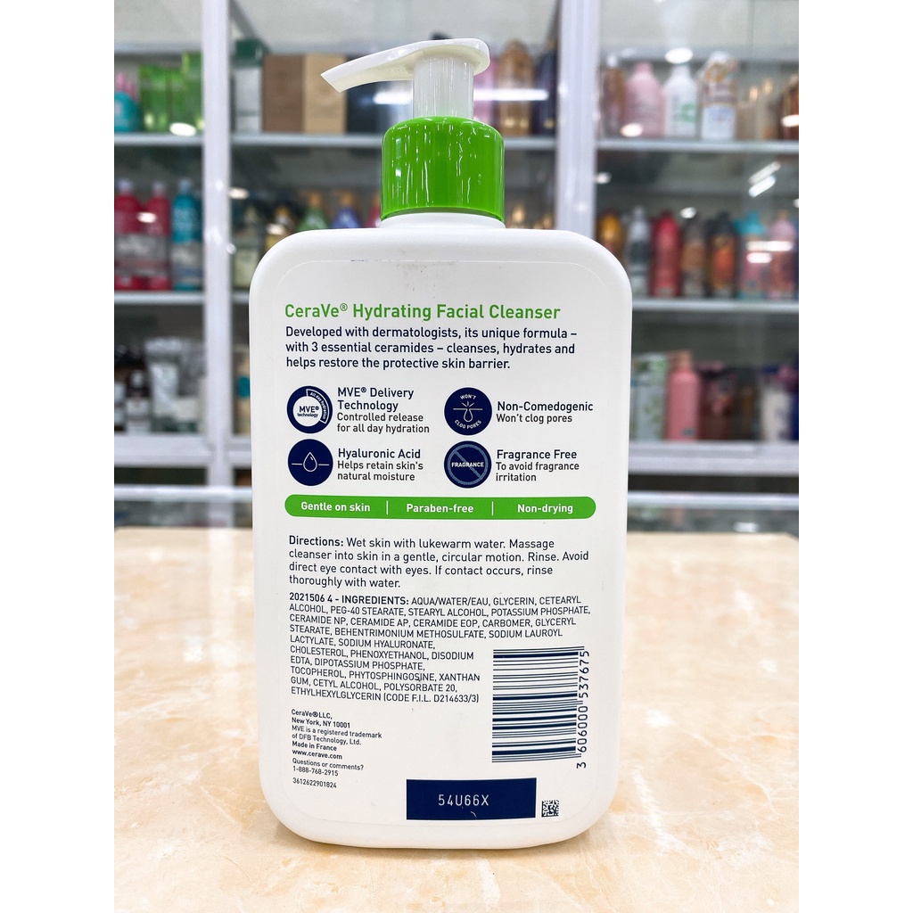 Sữa Rửa Mặt CeraVe Facial Cleanser Mỹ 473ml