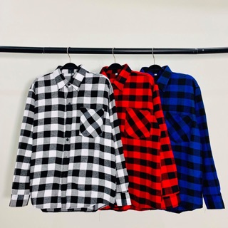 Áo sơmi flannel nam nữ unisex 2019