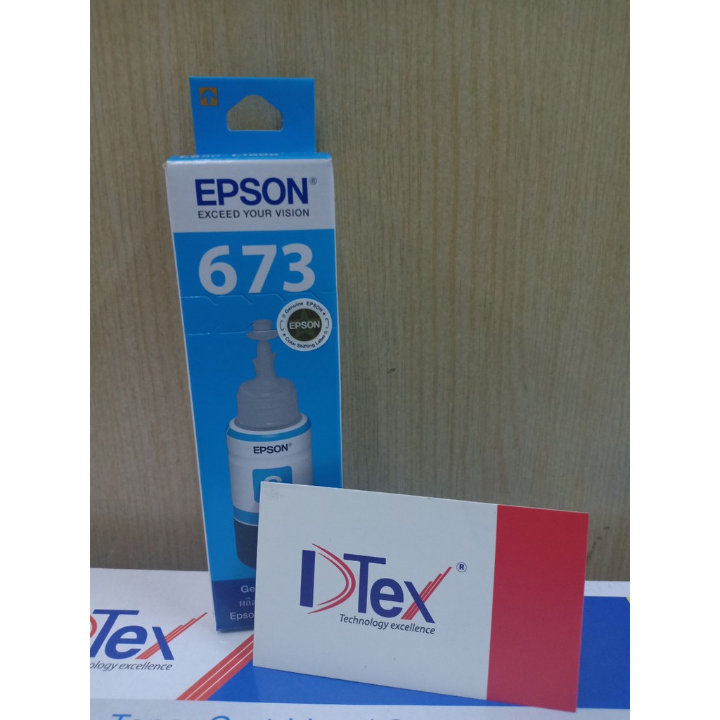 MỰC IN EPSON T673 XANH (C13T673200) - HÀNG CHÍNH HÃNG