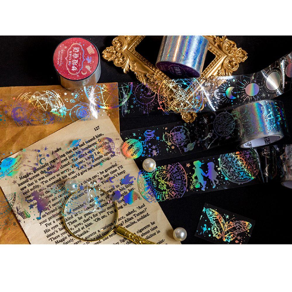 Băng Keo PET In Họa Tiết Dreamland Độc Đáo Trang Trí Sổ Tay / Văn Phòng