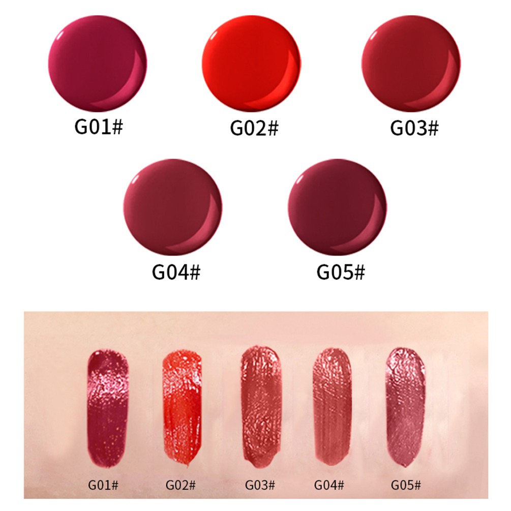 Set Son Kem Bóng Gương QIBEST L18066 120g Dưỡng Ẩm Trang Điểm Màu Tự Nhiên Cho Nữ | BigBuy360 - bigbuy360.vn