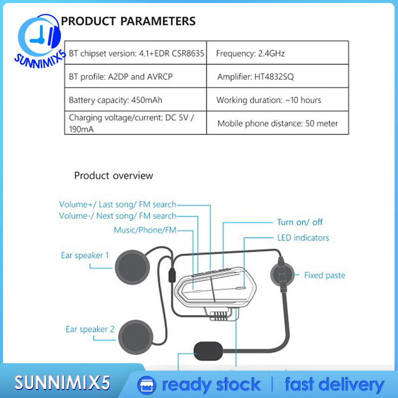 Mũ Bảo Hiểm Tích Hợp Tai Nghe Bluetooth A2Dp Fm