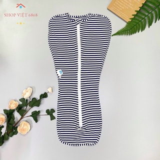 Nhộng chũn, quấn chũn bé sơ sinh giúp ngủ ngon giấc vải cotton thông thoáng, chũn ngủ 100% hàng Việt Nam