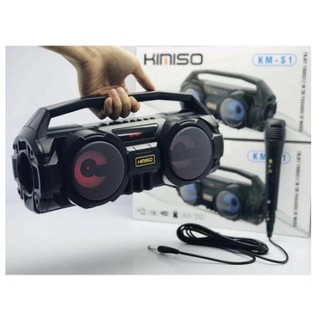 [ FREESHIP] Loa karaoke bluetooth Kimiso KM-S1/S2/S3/S6 có kèm mic