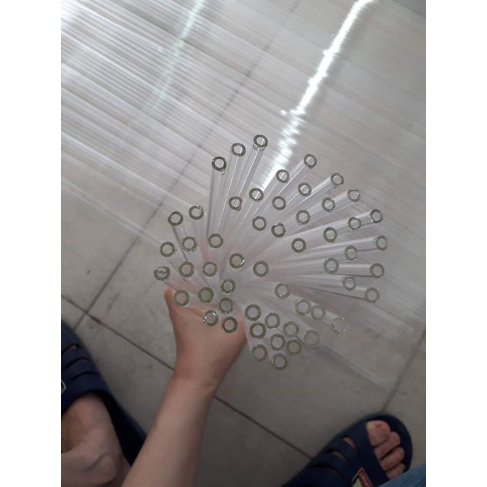 ống thủy tinh trắng 25 đoạn