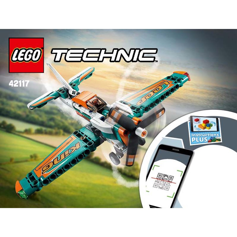 Lego Technic 42117 - Race Plane - Bộ xếp hình Lego Máy bay