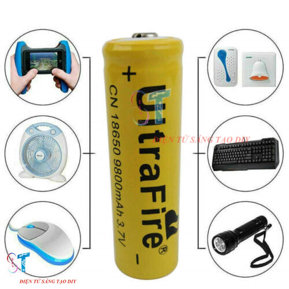 Pin Sạc Ultrafire 3.7V 18650 9800mah