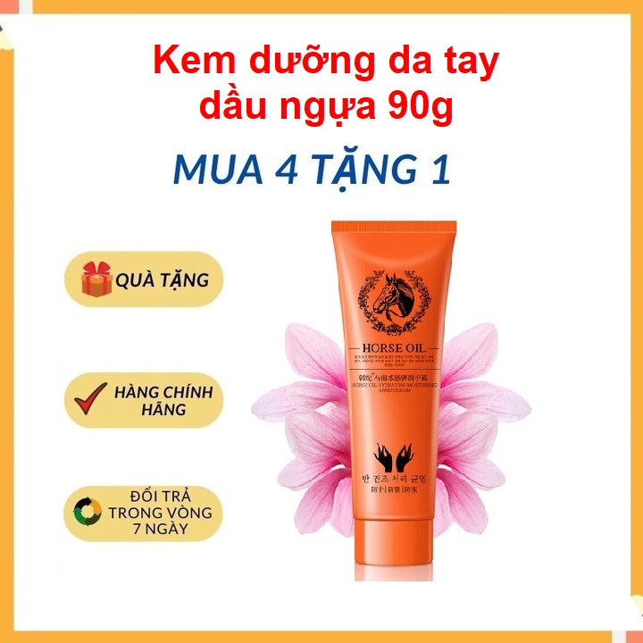 Kem tinh dầu ngựa dưỡng ẩm làm trắng da tay chống lão hóa 90g KDN65