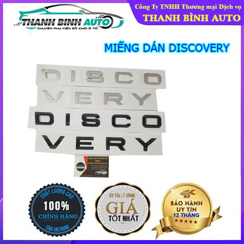 Bộ chữ Discovery Dán Capo Hàng Cao Cấp Ship Toàn Quốc  - Phụ Kiện Xe Hơi