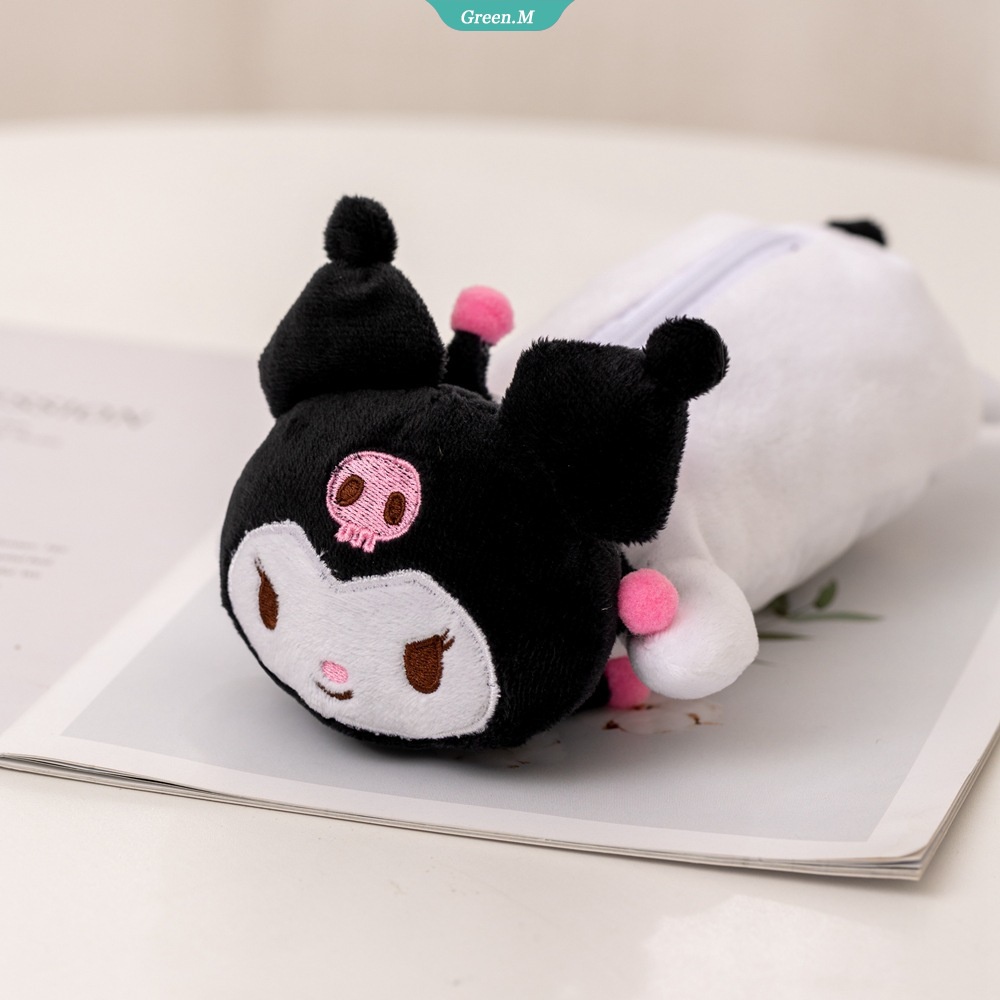 Túi Đựng Bút Bằng Vải Bông Mềm Mại Hình Sanrio Kuromi Hello Kitty My Melody Dễ Thương Mới Lạ Làm Quà Tặng Cho Học Sinh Nam Nữ