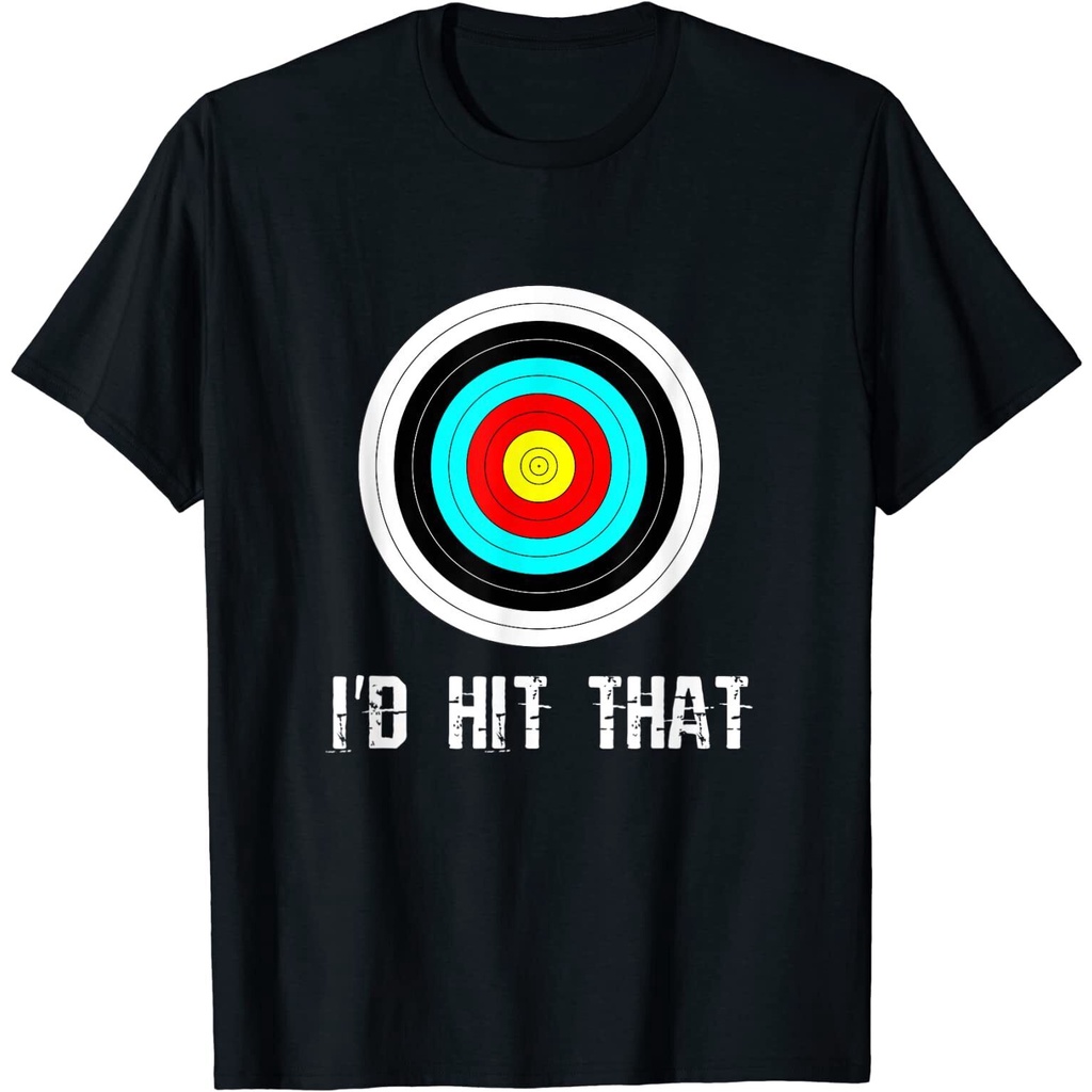 Top I 'D Hit That Archery Shooting Target Áo thun ngộ nghĩnh