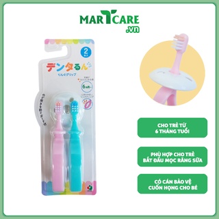 Bàn Chải Đánh Răng Nhật Bản Okamura Always Cho Bé Từ 0.6 Đến 3 Tuổi Kháng Khuẩn, Lông Mềm Mại - 0413
