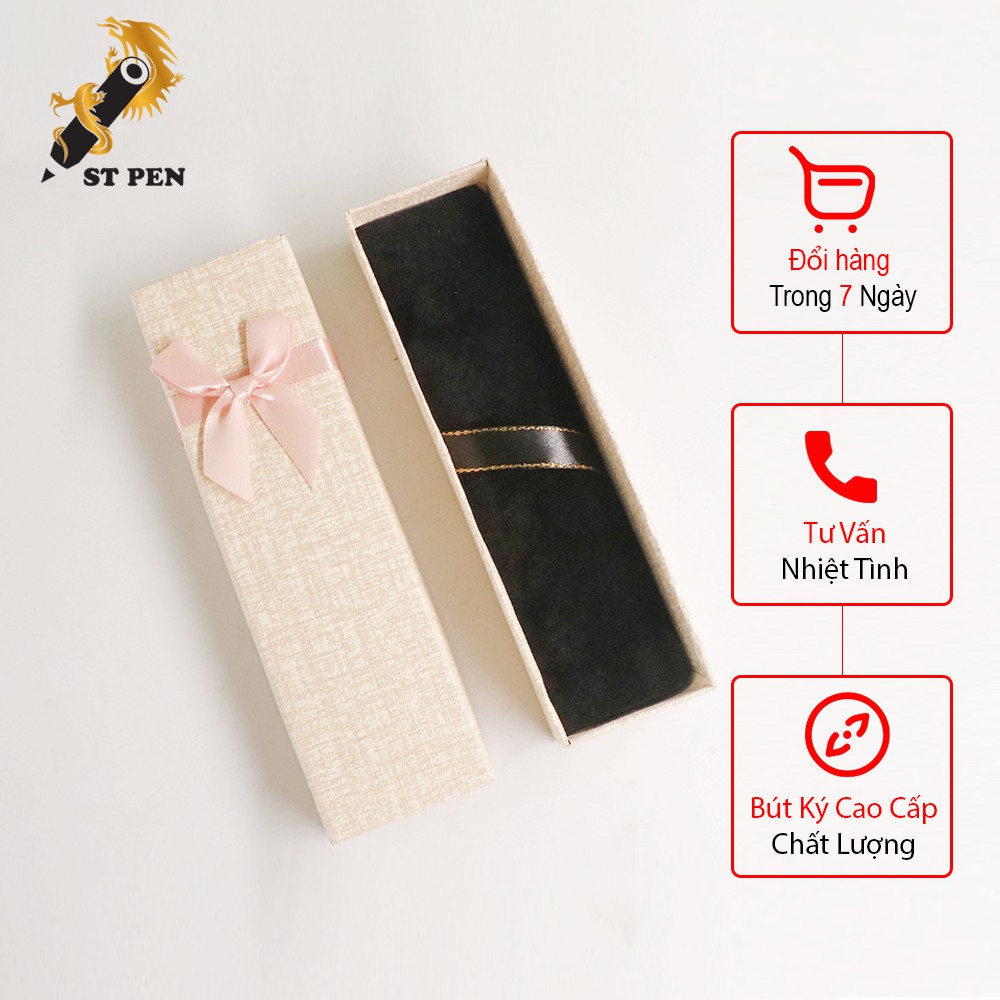 Hộp Bút Có Nơ - Hộp Quà Tặng Dễ Thương